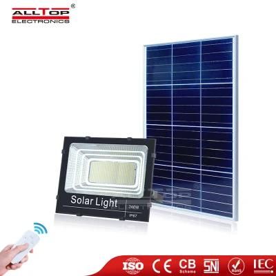 Alltop High Power Waterproof IP65 Aluminum 25watt 40watt 60watt 100watt 200watt 300watt Outdoor Solar LED Flood Light