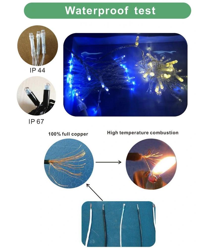 Hot Selling Outdoor IP65 PVC Christmas String Lights