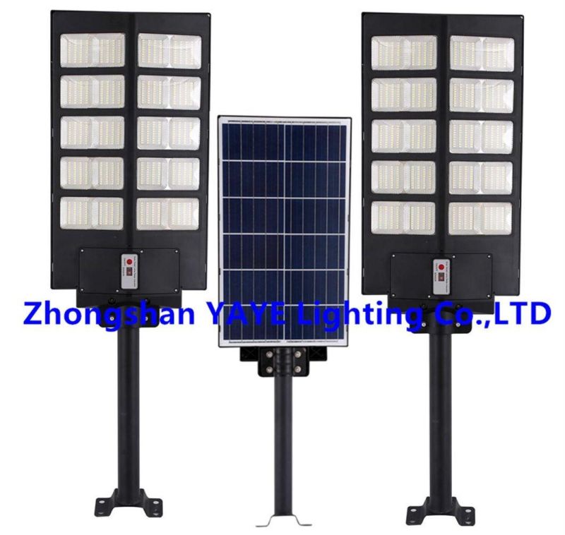 Yaye Hottest Sell IP67 Waterproof 300W Integrated All in One LED Solar Street Light Price with 1000PCS Stock/ Remote Controller