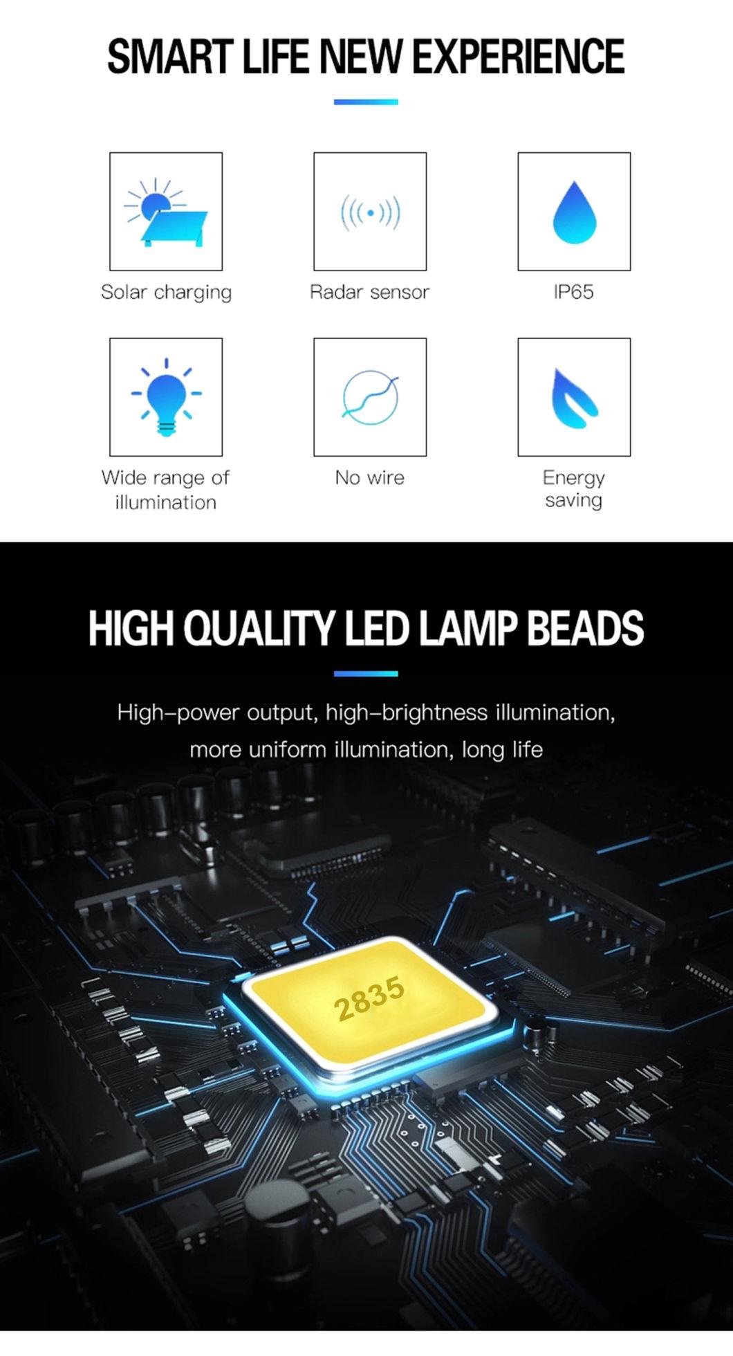 High Quality Outdoor Waterproof Lighting All in One LED Solar Street Light