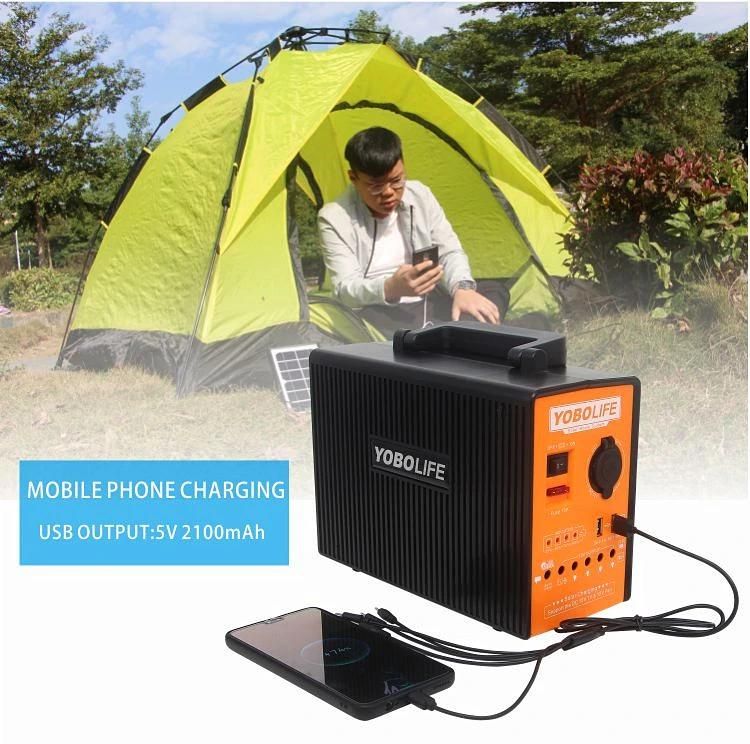 12V Car Charging Plug · · Solar Lighting System with 12V DC TV Output Port