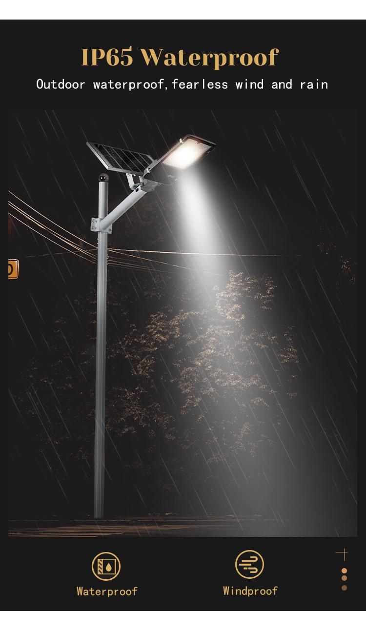 120W IP65 Waterproof Solar Garden Lights Outdoor Solar LED Street Light