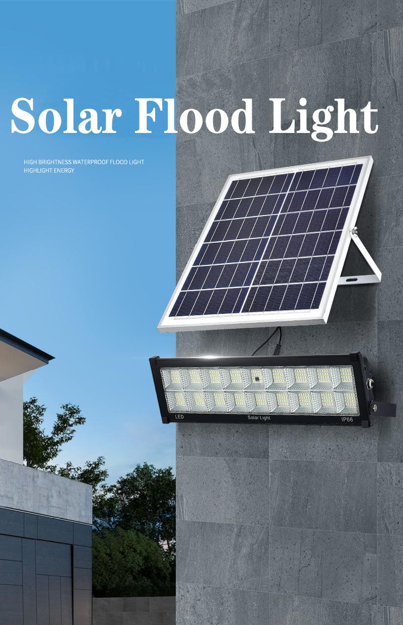 60W 120W 180W 240W 300W Flood Light Outdoor Rechargeable Solar Flood Lamp for Billboard Lighting