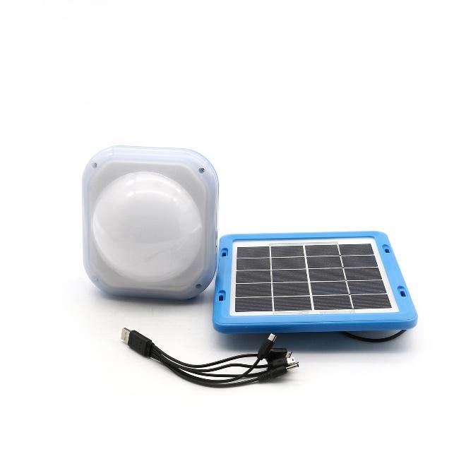 Ce RoHS Outdoor IP65 Water Resistant FM Radio/SD Card/2W LED Solar Lamp Light Lantern