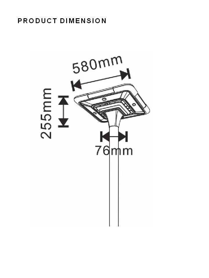 Ll in One Outdoor LED Wall Head Garden Yard Lawn Lamp Price Mount Road Manufacturer Factory Wholesale Motion Solar Street Light