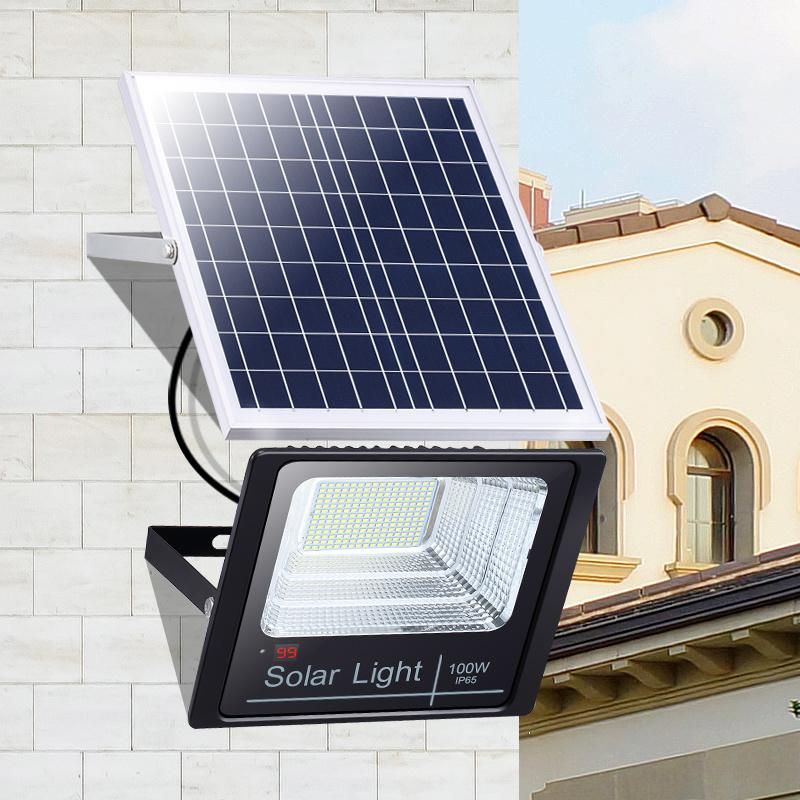 IP65 Lithium Battery LiFePO4 Outdoor LED Jd Solar Flood Lights