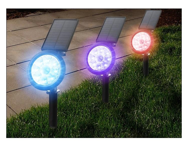 Solar Power IP65 Waterproof Floor Pathway Landscape Outdoor Lawn Light