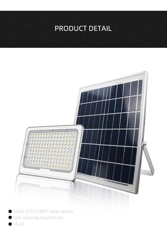 500W High Power LED Floodlight Solar Energy Saving Outdoor Lamp Remote Control Light