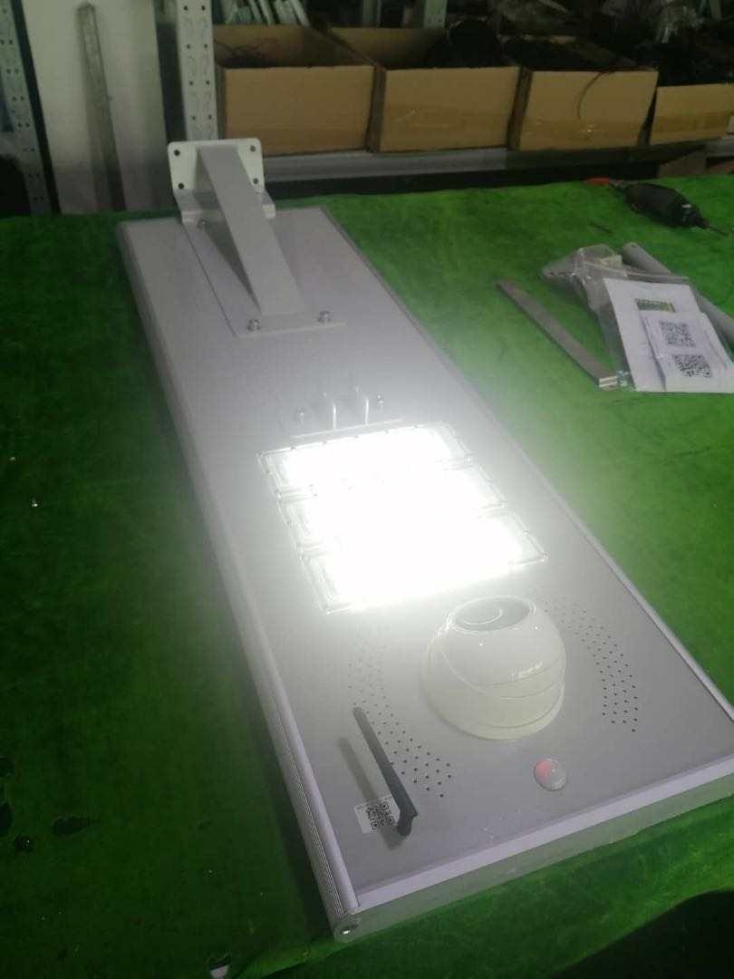 Super Brightness Integrated Government Projector 100W/120W/150W/200W/300W Solar Road Light with Camera Street/Pathway/