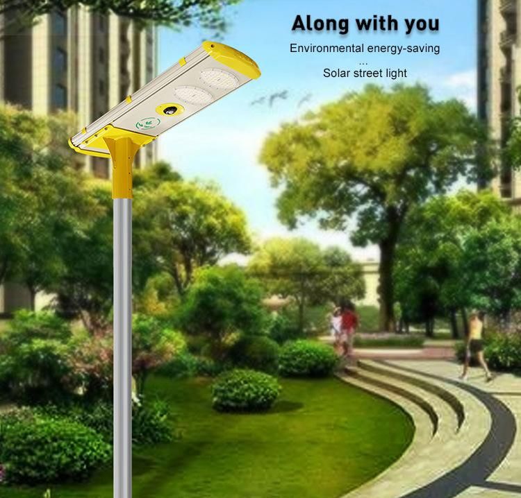 Super Brightness High Quality LED Integrated 60W All in One LED Solar Street Light for Country Road Project