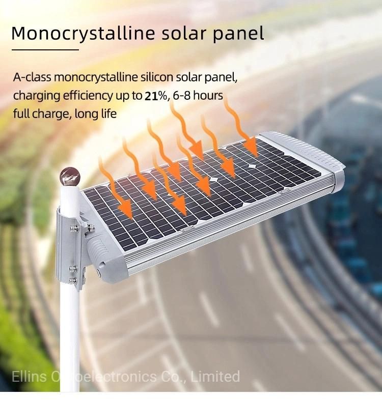 Integrated Solar LED Street Light All in One Solar Pathway Lighting