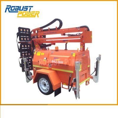 SMS Communication Kubota Engine Light Tower