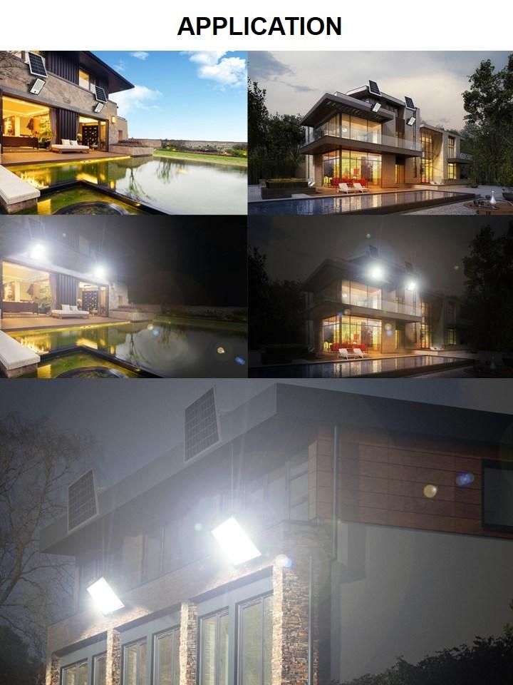 New Product Energy Saving IP67 Waterproof 100W 200W 300W 400W Solar Flood Lights with 1080P Camera