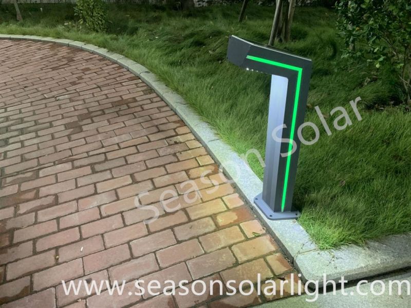 Nice Product Outdoor 5W Solar Panel Garden Lighting Fixture Solar Pathway Light with LED Strip