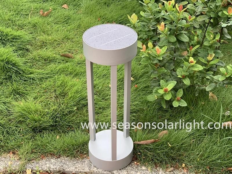 Round Style Fancy Lights Pathway Decorative Colorful LED Solar Garden Lights Outdoor Lighting