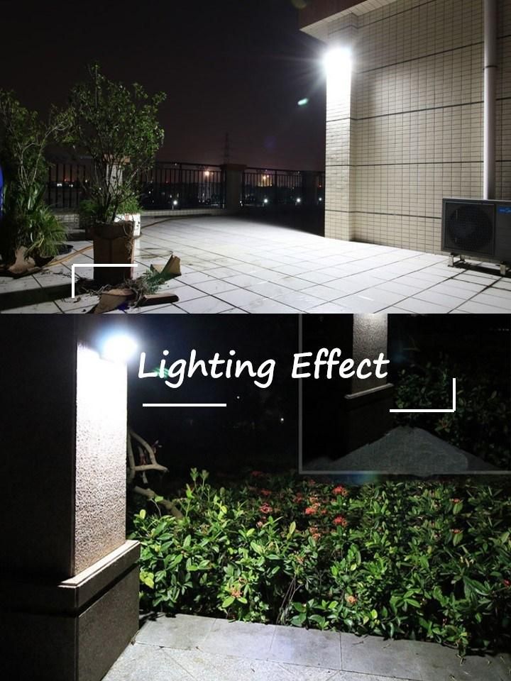 Outdoor Aluminum Anti-Rust IP65 Waterproof Motion Sensor Solar Wall Light