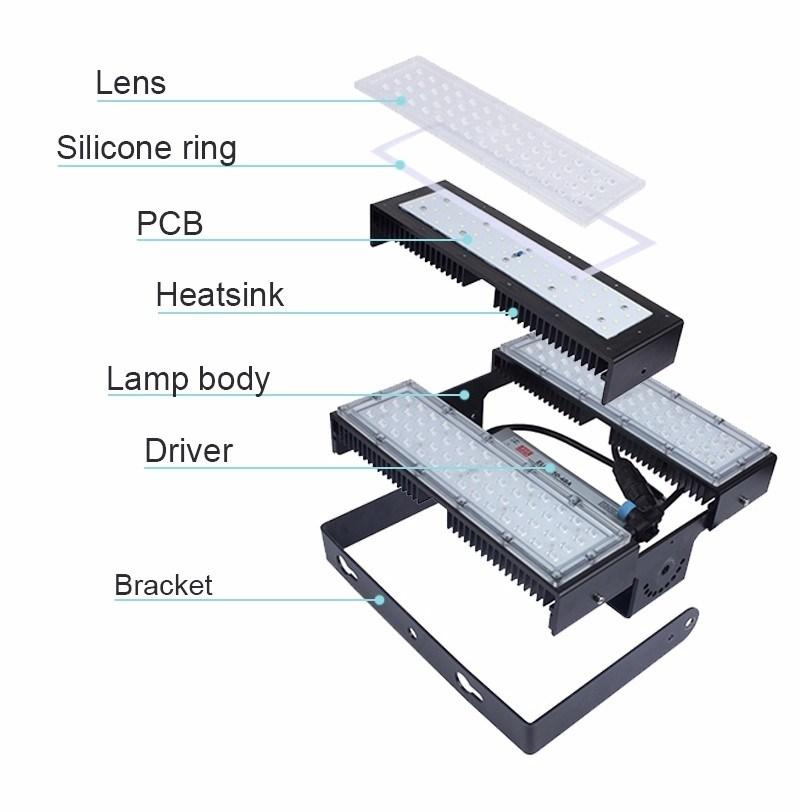 High Lumens 5 Years Warranty Super Competitive Modular Sports Feild Lighting 50W-600W LED Tunnel Light LED Flood Light