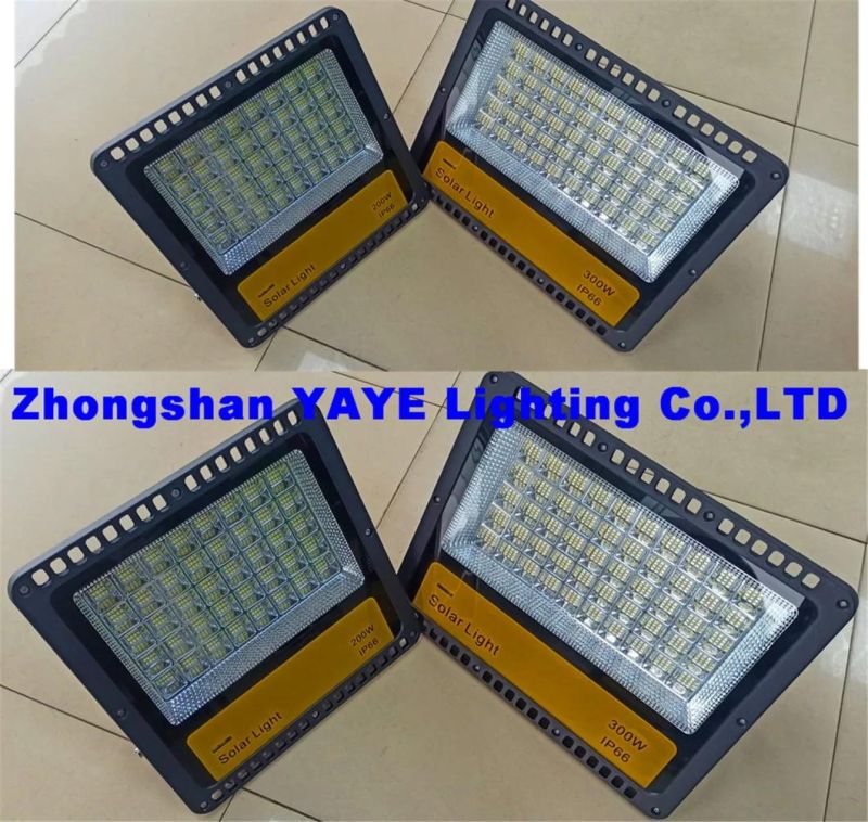 Yaye 2021 Hot Sell 50W/80W/100W/150W/200W/300W IP67 Solar LED Street Road Garden Light