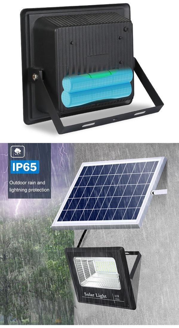 International Standard Project 40 Watt LED Solar Street Light LED Lamp Home Energy Saving Power System Sensor Products Lantern Garden Swimming Lights