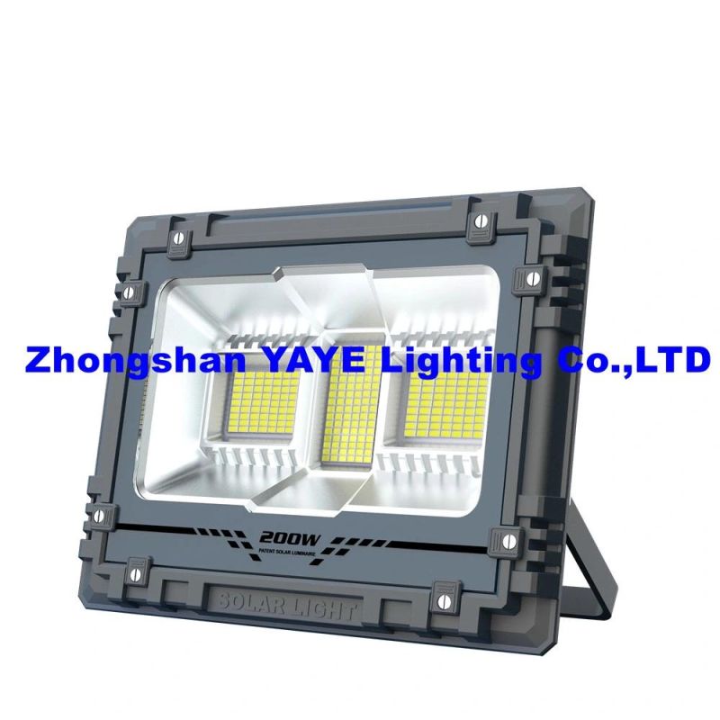 Yaye 2022 Hottest Sell 300W RGB LED Solar Flood Garden Wall Lighting with Control Modes: Time /Light Control +Remote Controller+Bluetooth Music Rhythm