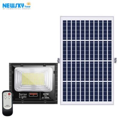 500W 800W Factory Waterproof New Energy Pole Connector Jd Solar Power Floodlight