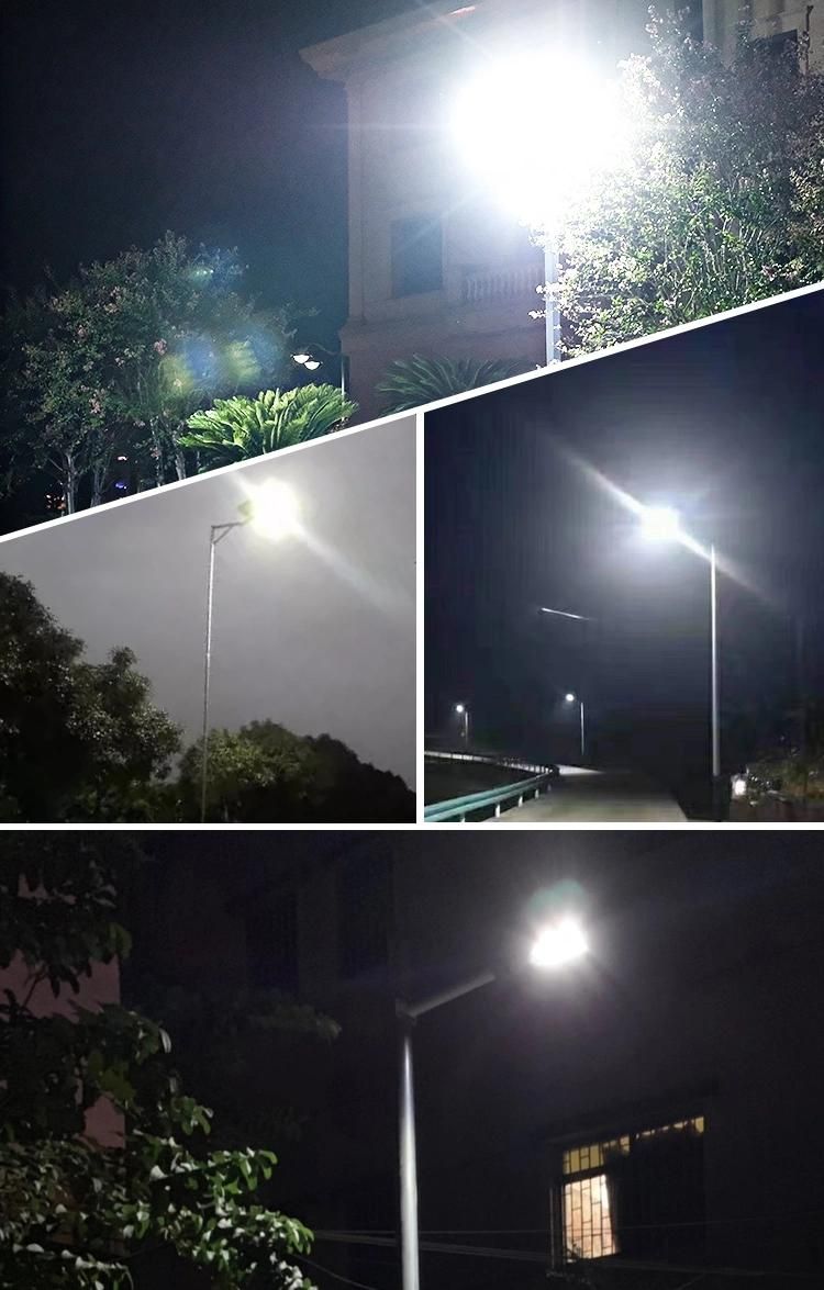 Bspro Manufactures UFO Panel All in One Integrated Lights Outside High Power Cell Road Lamp LED Solar Street Light