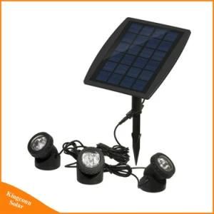 Waterproof Adjustable Solar Powered LED Garden Lamp for Underwater Swimming Pool Pond Spot Lighting