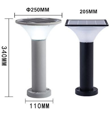 Aluminum Auto on /off Solar Power LED Garden Lawn Lamp