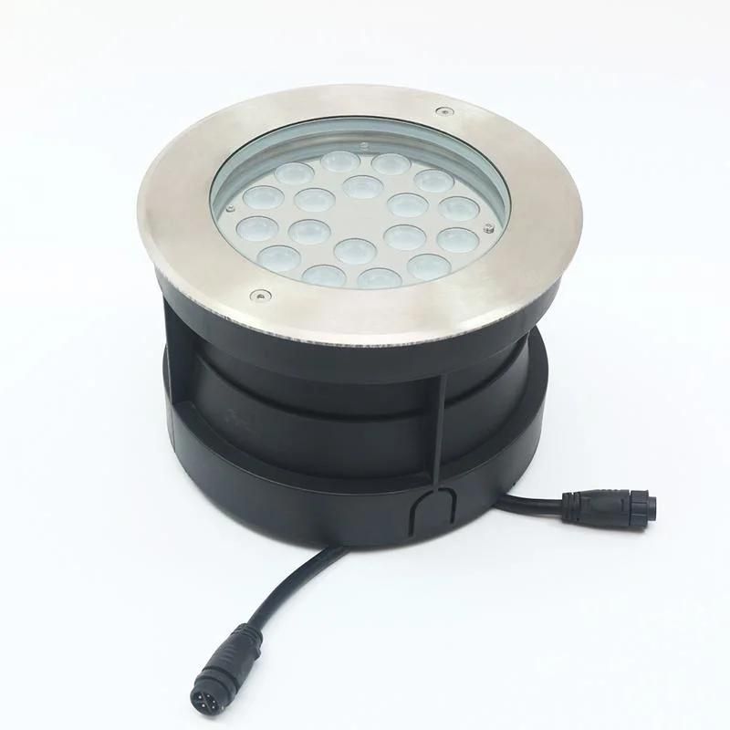 Recessed Swimming Pool Light High Quality DMX Control 304 Stainless Steel DMX512 RGB/RGBW Waterproof 3W 6W 9W 12W 18W 24W 36W LED Underwater Light