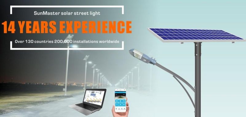 LED Solar Street Light Lamp Finland 42W 90W 100W