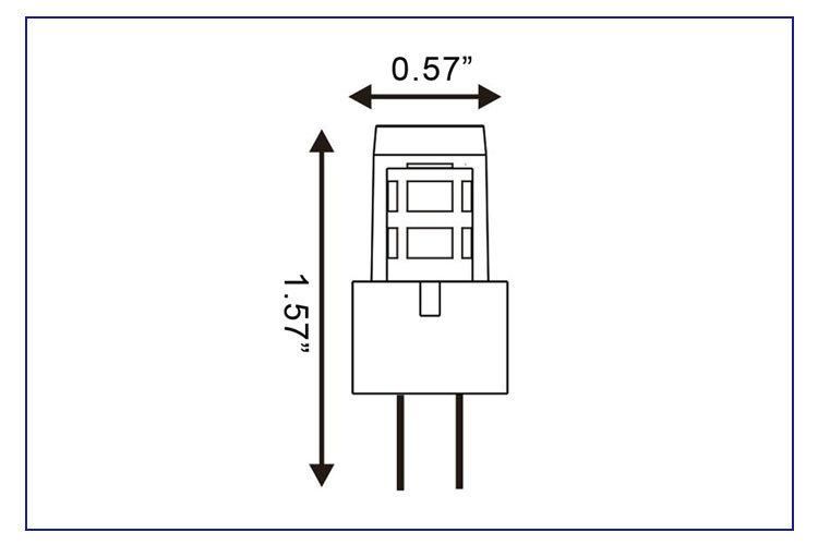 Lt104A3 Best Selling 2W 2700K-6000K Ceramic Bi-Pin Base G4 LED Bulbs for Landscape Lighting, Courtyard, Garden, Lawn Lights