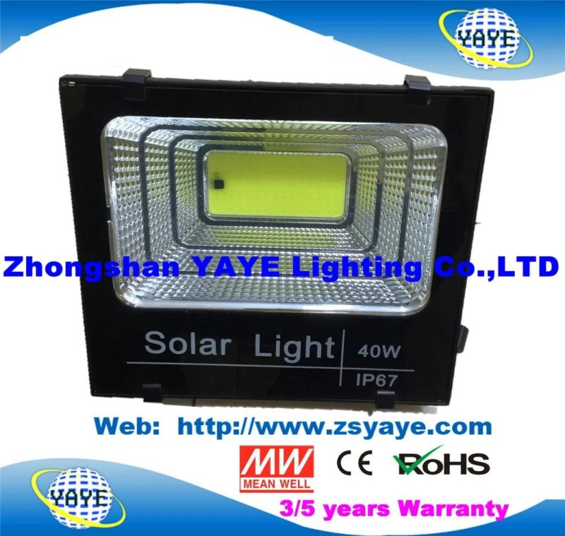 Yaye 18 Best Sell IP67 Outdoor 100W Solar LED Flood Light / LED Solar Flood Light / Solar Flood Light (Available Watt: 25W/40W/60W/100W/120W/150W/200W/300W)