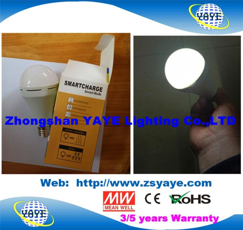 Yaye 18 Hot Sell AC85V-265V 7W 9W 12W 15W 18W B22 E27 Battery Working Rechargeable Back up Lamp LED Light Emergency Bulb