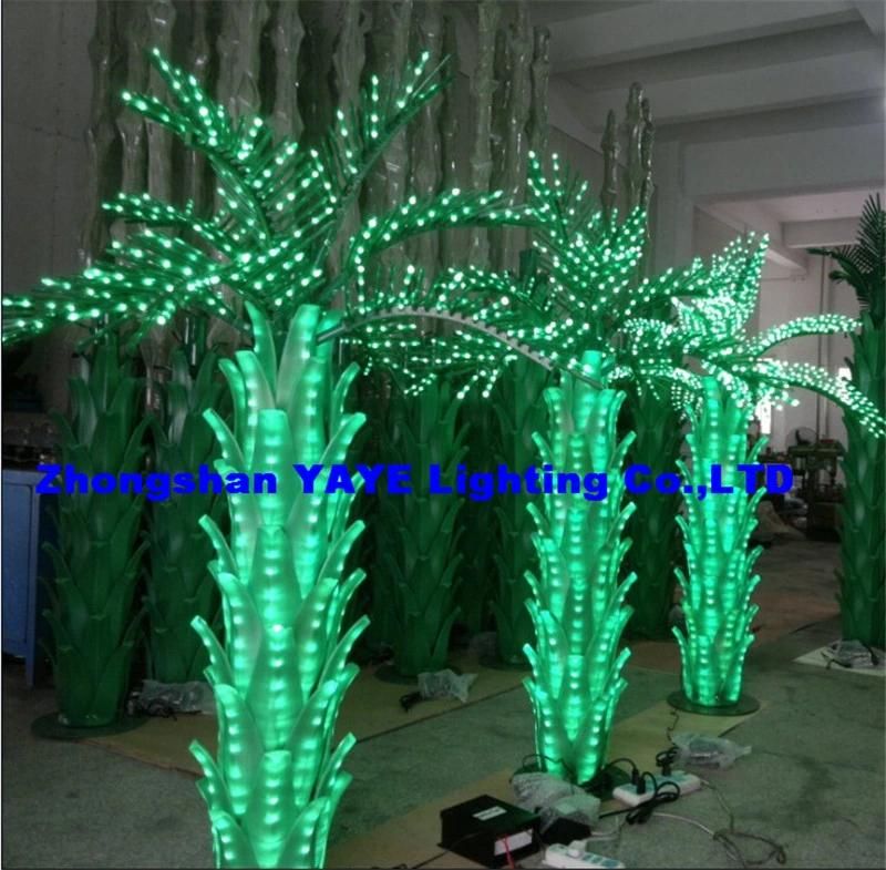 Yaye 18 Ce & RoHS Approval Waterproof IP65 Green LED Coconut Tree Light with Warranty 2 Years