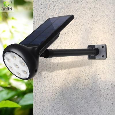 Simva Solar Motion Sensor Detector Security Light Waterproof Guardian Torch Spotlight, Landscape Lighting Garden Spike LED