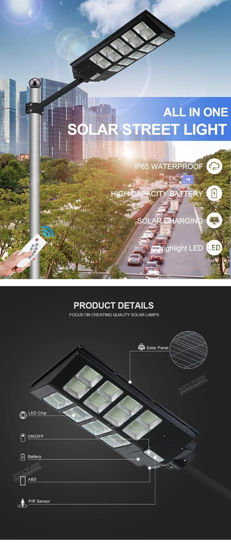 Alltop Zhongshan Hot Sale 300W 400W 500W Integrated Highway Outdoor All in One Solar LED Street Light