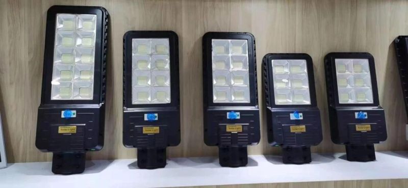 Hot Sale Wholesale LED Street Light 300W Automatic Induction IP65 Solar Light Manufacturer Price ABS Infrared Control Waterproof Garden Intelligent Solar