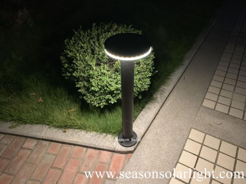 Factory Supply Decoration Lighting Ce Solar Power Garden Light with 5W Solar Panel & Double LED Lighting