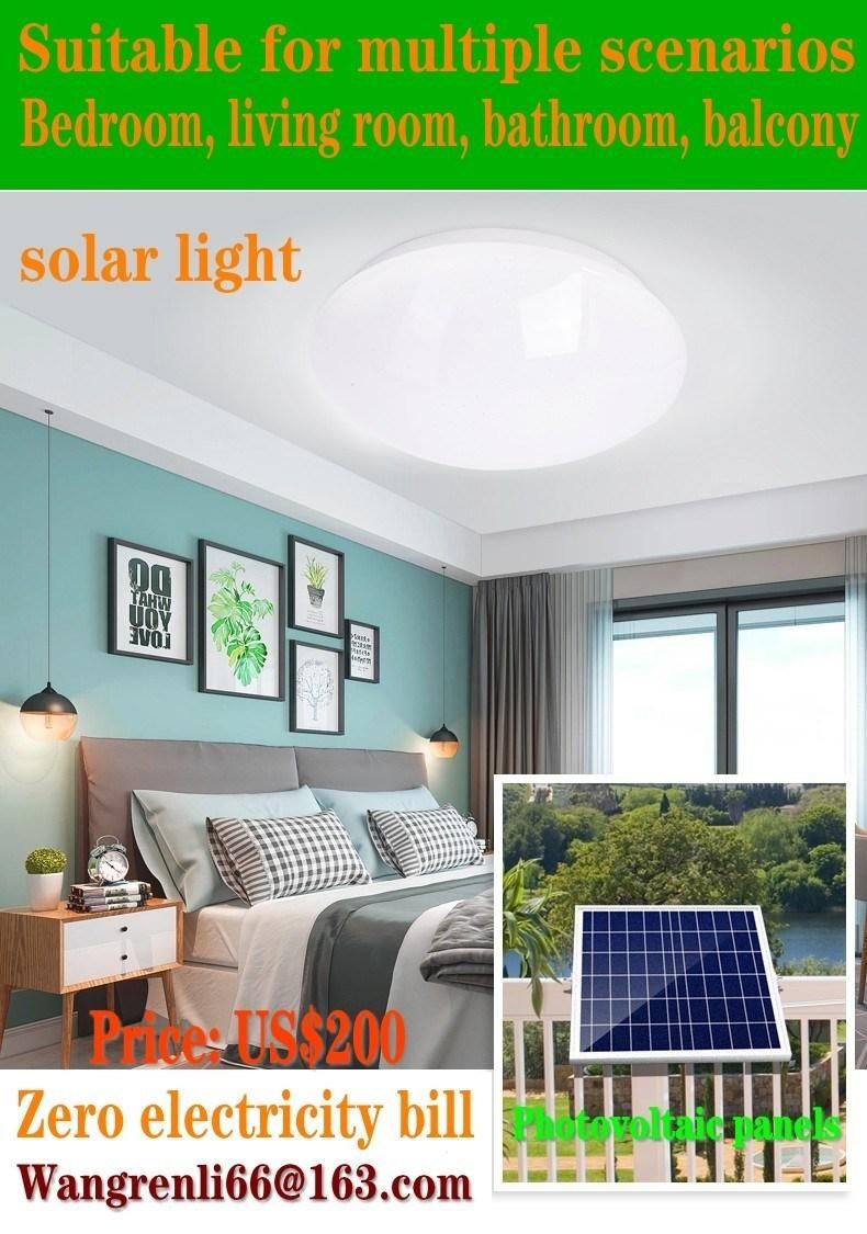 Solar Light Indoor Ceiling Light_High-Power Balcony Aisle Corridor Eaves Household Lighting_Solar Light