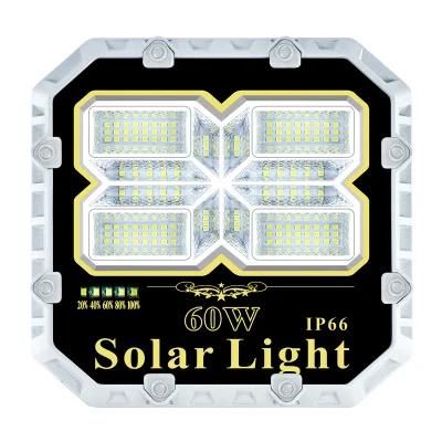 Performance Waterproof IP66 Remote Control Aluminum LED Solar Flood Light 60W