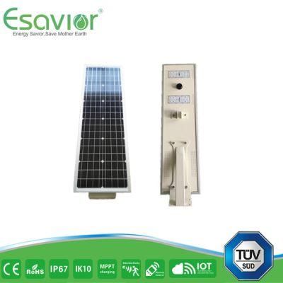 Esavior 12.8V/30ah Batteries Capacity Solar Street Lights Solar Lights Outdoor Lighting