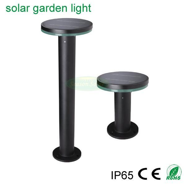 Moden Style Pathway Decoration Light 80cm LED Solar Garden Light with Warm + White LED Lamp