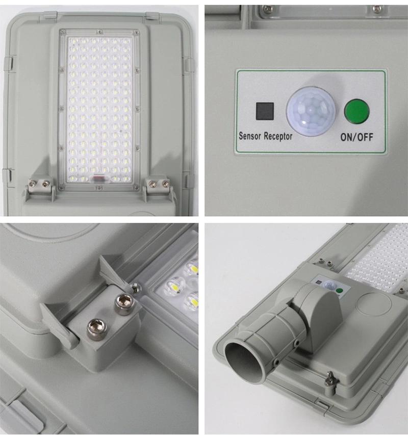 All in One Aluminum IP65 Waterproof CE RoHS Remote Control Outdoor 60W 100W 180W Solar Powered LED Street Light