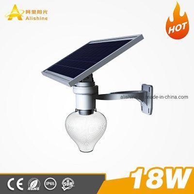 Solar Garden Light 18W 20W Intelligent Light Control Outdoor Waterproof LED Solar Apple Light Garden Villa Lighting