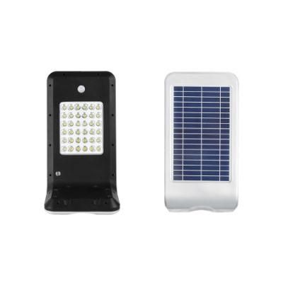 New Style ABS Material Motion Sensor Poly Solar Wall Lights