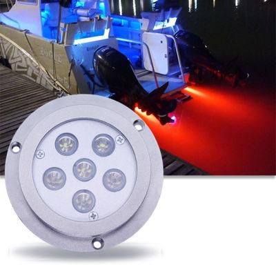 Super Bright Blue White Dual Color IP68 Marine Grade 12V Underwater LED Boat Yacht Dock Lights