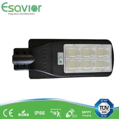 Esavior 90W Solar Powered Integrated All in One Solar LED Light Street Light Motion Sensor Energy Saving Outdoor Light IP67