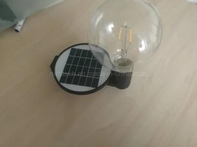 Aluminum Solar Light with Edison Bulb