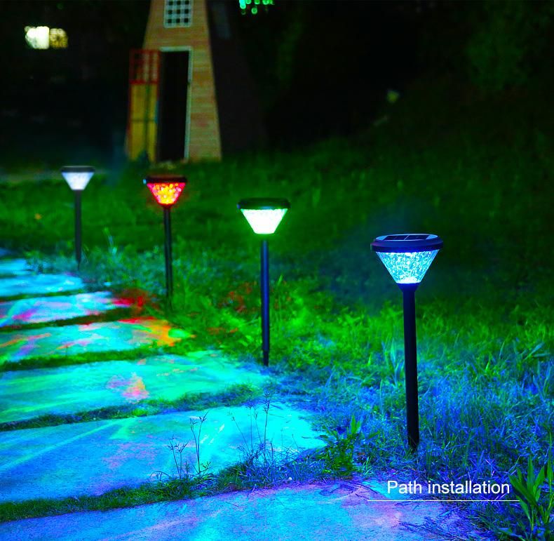 Newest Solar Diamond Square Hot Selling IP65 Garden Yard Hotel Decoration LED Solar Lawn Light