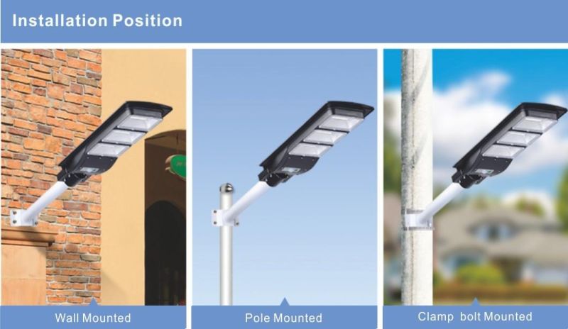 60W High Brightness Road Light Solar Panel All in One Waterproof LED Solar Street Lights